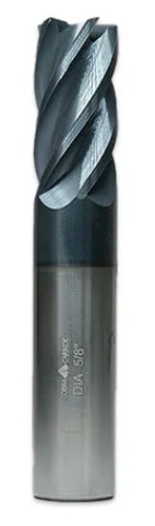 Picture of Cobra Carbide 19826 1/2" 4Fl Carb End Mill R0.030 Tialn Coat